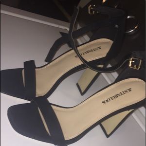 JustFab black heels